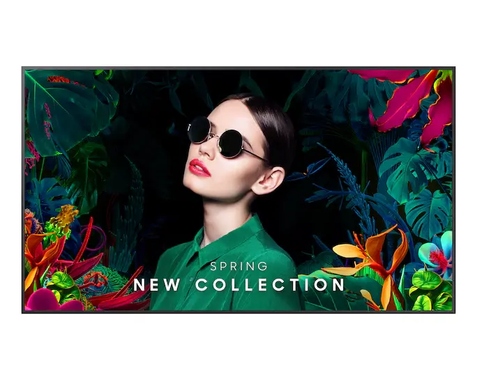Samsung QMC Crystal UHD Signage Display - 43 Inch Commercial Display